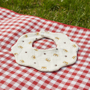 Bavoirs pour bébé avec motifs imprimés en mousseline/coton doux, design mignon, antibactériens et respirants - Product Image 6