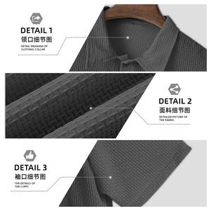 เสื้อโปโลผู้ชายฤดูร้อน แขนสั้น ผ้าโพลีเอสเตอร์บาง ใส่สบาย สีเขียวขี้ม้า ขาว ดำ น้ำเงิน กากี เดนิม - Product Image 3