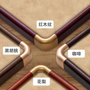 Lin Xin Walnut Brass Corner Frame 2530 2240 1530 2250 New Chinese Style Easy Installation Connectors Shelf Supports - Product Image 2