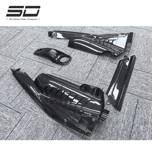 Thay Thế Phong Cách Khô Sợi Carbon Xe Nội Thất Trims Tường Lửa Động Cơ Bay Side Panels Đối Ferrari 488 Gtb/F8 - Product Image 6