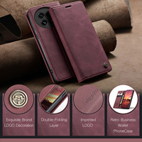 Pour OnePlus 13 12 11 Oneplus12 OnePlus13 One Plus 7 8 Pro 8T Coque arrière CaseMe 013 Étui de téléphone en cuir antichoc à rabat professionnel