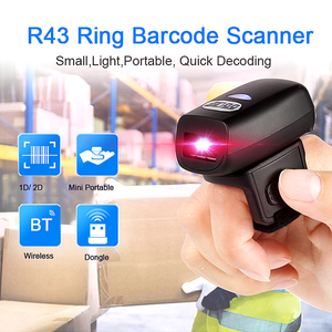EDOO R43 Nuevo Escáner de Dedo Tipo Anillo Mini Lector de Código de Barras de Bolsillo Inalámbrico 2D Portátil para Logística y Almacenamiento - Product Image 2