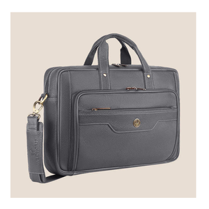 Bolso profesional para portátil de cuero genuino diseñado con cuero 100% puro, con compartimento protector para portátil y almacenamiento organizado. - Product Image 3