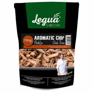 Copeaux de bois de chêne de qualité supérieure pour four, utilisation facile, copeaux de bois dur de bonne qualité, marque Legua, origine Espagne, pour l'énergie - Product Image 1