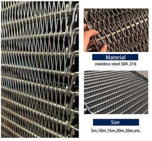 Oferta Especial: Cinta Transportadora de Malla Metálica de Acero Inoxidable 304 de Grado Alimenticio con Servicios de Corte/Soldadura/Doblado - Product Image 4