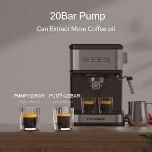 Sistema de Preparación de Café Semiautomático Comercial 01E, Eléctrico, Bajo Ruido, Bomba de 20 Bares de Presión, Cápsulas de Plástico, para Hotel - Product Image 2