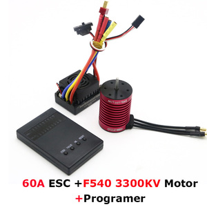 1:10 Rc Auto Onderdeel Waterdichte F540 3000kv 3300kv 3930kv 4370kv Borstelloze <span class=keywords><strong>Motor</strong></span> W/60a Esc Voor Rc 1/10 Vrachtwagen Buggy