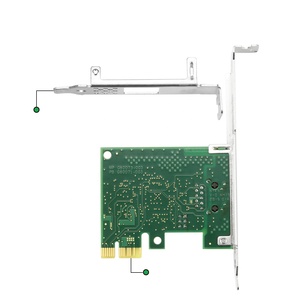 Iocrest อะแดปเตอร์อีเธอร์เน็ตกิกะบิตไร้สายแบบ IO-PCE2102-GLAN สำหรับ I210AT PCIe2.1 X1 RJ45พอร์ตเดียว I210-T1สตาร์ทเตอร์1000M PXE - Product Image 4