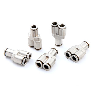 Conector Neumático <span class=keywords><strong>de</strong></span> Latón <span class=keywords><strong>de</strong></span> 6mm 8mm 1/4 <span class=keywords><strong>3</strong></span>/<span class=keywords><strong>8</strong></span> 1/2, Recto, <span class=keywords><strong>de</strong></span> Empuje, <span class=keywords><strong>de</strong></span> Un Toque, Cruzado, en T, Unión, <span class=keywords><strong>Codo</strong></span>, Rápido, para Manguera <span class=keywords><strong>de</strong></span> Aire - Product Image 5