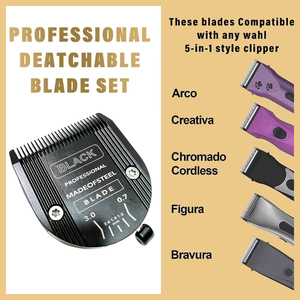 Cuchilla Fina de Cerámica para Recortadora de Mascotas Wahl 5 en 1, con Logotipo Grabado con Láser, Accesorio para Herramientas de Aseo, Compatible con Wahl Bravura Arco - Product Image 3