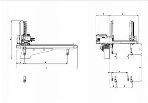 BRTNG09 WSS3PF Borunte Nuevo Manipulador Servo de Tres Ejes para Automatización de Moldeo por Inyección, Alta Precisión, Respuesta Rápida, Diseño Modular - Product Image 2
