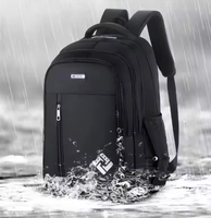 Tas Ransel Sekolah & Perjalanan Kapasitas Besar Custom Terlaris 2026, Tas Laptop Bisnis USB, Logo Pria, Mochila Oxford Polyester