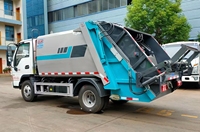 Camion compacteur à benne basculante Jac 4X2 5,8 m³ Euro 6 avec boîte de vitesses manuelle et moteur diesel pour le transport des déchets ménagers urbains, certifié CCC