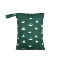 Sac étanche réutilisable pour articles humides et secs, sac à couches en tissu lavable à double fermeture éclair, sac de voyage pour maillot de bain et articles de plage