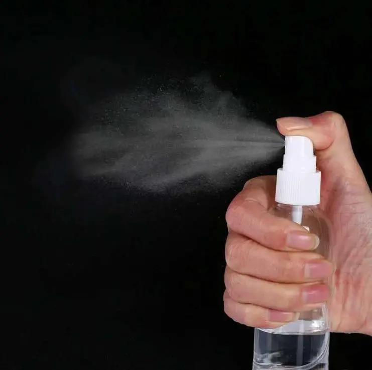 Горячая продажа флакон тумана спрей 60 мл пластиковый дезинфицирующее средство для рук спрей бутылка