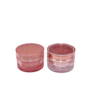 Tùy Chỉnh Màu Sắc của Bạn 50G Trong Suốt PS /<span class=keywords><strong>Acrylic</strong></span> Jar Rose Gold Gradient Quá Trình Rỗng <span class=keywords><strong>Container</strong></span> Cho Khuôn Mặt Kem Mắt Kem Mỹ Phẩm - Product Image 1