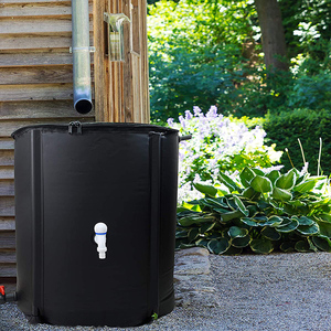 TAK Serbatoio per Acqua Piovana Portatile da 100L in PVC, Barile Pieghevole e Richiudibile in Tela Cerata per Giardino - Product Image 2