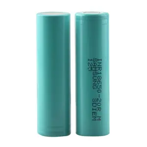 삼성 정품 정품 INR 18650 셀 20R 2000mAh 3.7V 20A 전원 충전식 리튬 이온 배터리