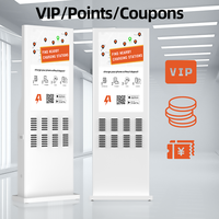 Kiosque de chargement de téléphone pour l'extérieur Distributeurs automatiques innovants Partage de codes Qr powerbank Chargeur pour téléphone portable Station de location
