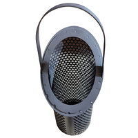 Capuchon de filtre conique en acier inoxydable pour entrée de pompe, tambour filtrant en maille en Y pour machines industrielles, cylindre en maille perforée