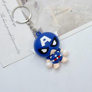 Llavero de Anime a Precio de Fábrica, Llavero de Goma PVC con Dibujos Animados, Adorable Llavero de Iron Man y Spider-Man de Marvel, Decoración para Bolsos - Product Image 4