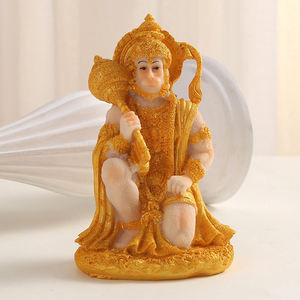 風水像レジンヒンドゥーモンキー神像ハヌマーン彫刻東南アジア仏置物タイ寺院飾り - Product Image 1