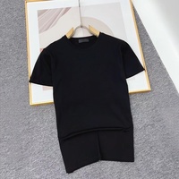 Camiseta de Hombre 2026, Nueva, de Alta Calidad, Verano, Transpirable, Cuello Redondo, Cómoda, Informal, Lisa, Absorbe la Humedad, Estilo Vintage