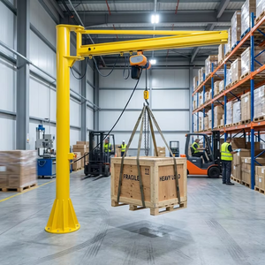 Grúa de pilar tipo <span class=keywords><strong>BZN</strong></span> Anbo de 0.1 a 1 tonelada, giratoria 360 grados, montada en el suelo, con componentes PLC y 1 año de garantía - Product Image 5