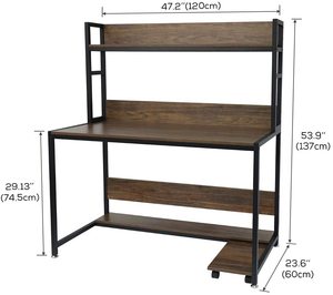 Bàn Máy Tính Bằng Gỗ Đẹp Bán Chạy Cho Phòng Khách Máy Tính Xách Tay Bàn Máy Tính Bằng Gỗ - Product Image 6