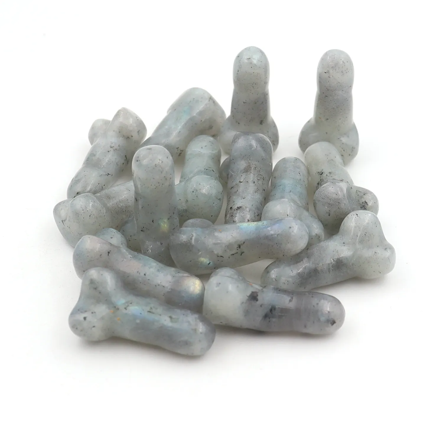 Wholesale Natural Crystals Healing Penis Hand-Carved Stone Various Quartz Crystal Penis Crystal Dildo Penis Stones Crafts