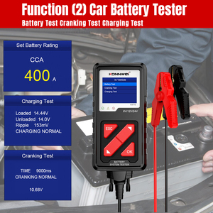 ユニバーサル自動車診断ツール工場 コンウェイ KW710 鉛蓄電池テスター 12V 24V 車用バッテリーアナライザー トラック用 - Product Image 4