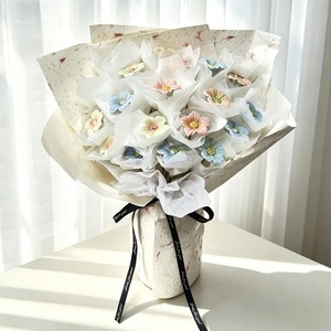 Bouquet en céramique créatif fait main 2026, best-seller, bouquet éternel, cadeau en gros - Product Image 2