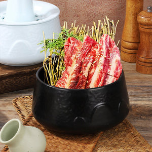 Plat de service conique en mélamine en forme d'arbre pour barbecue, bœuf Wagyu, wasabi, vaisselle de fête, idéal pour fondue - Product Image 4
