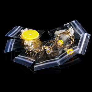 Clear <b>Zip</b> Lock Plastic <b>Bag</b> Resealable Ziplock Poly Packing <b>Bags</b> for Jewelry Gift Storage Package <b>Bag</b> - Product Image 1