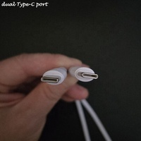 Grabado láser Clientes personalizados Logo TPE Materiales Lámina blindada Tipo C a C Cables de carga