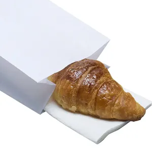 Sacchetti di Carta Kraft Bianca 14x30 Cm per Imballaggio e Trasporto Alimenti - Product Image 6