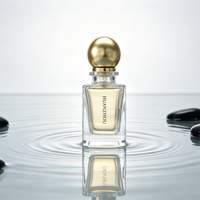 Flacon de parfum en verre transparent vide de forme carrée, 30 ml, 50 ml, 100 ml, avec pulvérisateur à pompe, bouchon personnalisé, impression sur écran, avec boîte personnalisée