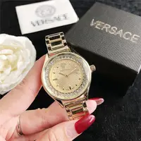 Relógio de quartzo para senhoras, relógio da moda e da marca luxuosa, relógio + caixa