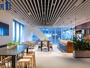 铝方管U型木纹吊顶砖防火粉末涂层悬挂式酒店大厅室内装饰 - Product Image 2