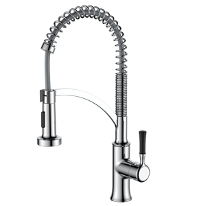Robinet de cuisine contemporain de luxe fabriqué en Chine, avec fonction de tirage vers le bas, eau chaude et froide, mélangeur - Product Image 4