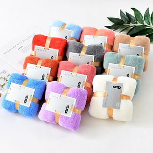 Wholesale Coral Fleece Thickened Absorbent Quick-Dry Eco-Friendly <strong>Towels</strong> for Home Hotel <strong>Spa</strong> Use for Souvenirs - Product Image 1