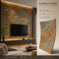 Carreaux muraux en porcelaine souple de style travertin, design moderne, aspect brique légère, panneau mural en céramique souple, pierre flexible à vendre