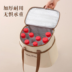 Meal <b>Bag</b> Insulated Lunch <b>Cooler</b> Portable Durable Water Resistant For Students Office Workers - Product Image 1