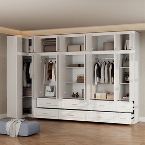 <span class=keywords><strong>Specchio</strong></span> a Figura Intera Personalizzato <span class=keywords><strong>per</strong></span> Armadi Moderni da Camera da Letto, Unità 3-in-1 <span class=keywords><strong>per</strong></span> Stoccaggio e Spogliatoio, Fornitore di Mobili su Misura - Product Image 1