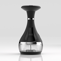 Kit complet de chicha électronique rechargeable de luxe : Chicha électrique chauffée à écran tactile LED, outil de fumage sans charbon