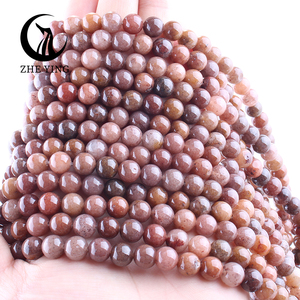 Zhe Ying 6mm 8mm 10mm perles <span class=keywords><strong>de</strong></span> pierre d'aventurine cristal <span class=keywords><strong>de</strong></span> guérison perles d'aventurine violettes en vrac - Product Image 5