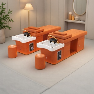 Fauteuils à <span class=keywords><strong>shampoing</strong></span> pour les salons de coiffure, les salons de coiffure et les spas Baignoires blanches pour lits de massage thaïlandais - Product Image 6
