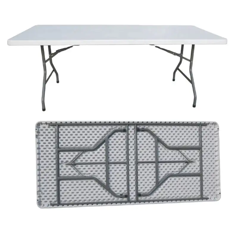 이벤트 야외 테이블을위한 인기있는 고품질 플라스틱 접이식 의자 및 테이블