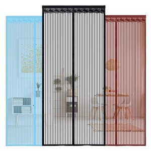 Wholesale Magnetic Soft <strong>Screen</strong> <strong>Door</strong> Mosquito Net <strong>Screen</strong> Curtain <strong>Mesh</strong> Easy Install Polyester <strong>Mesh</strong> 100*210cm Size - Product Image 1
