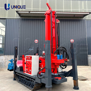 Rubber Crawler Type Water Well UY200 <b>Drilling</b> Rig with Diesel Engine Rotary Max 300m Depth <b>Pump</b> & Motor Competitive Price - Product Image 2